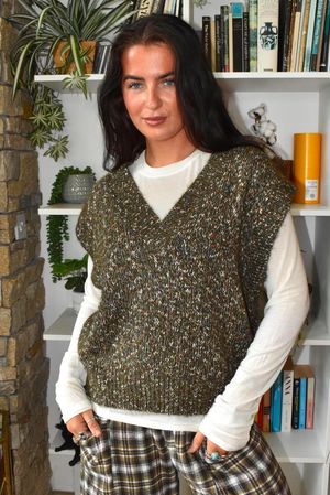 Melange Heritage Tank Olive